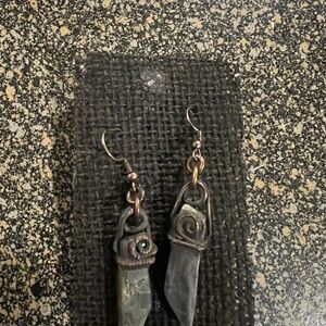 Elegant Labradorite Stone Earrings